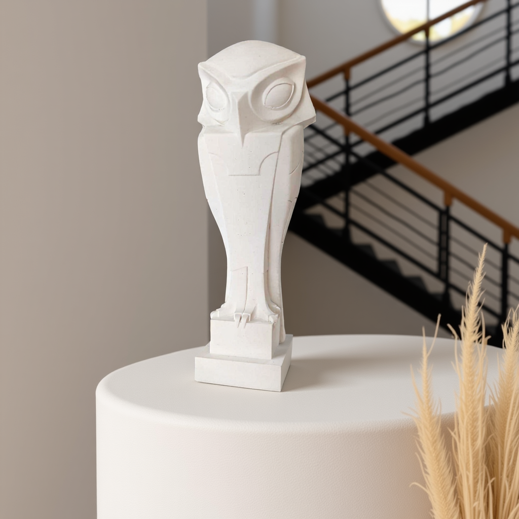 Art-Deco-Skulptur | Mystische Eule