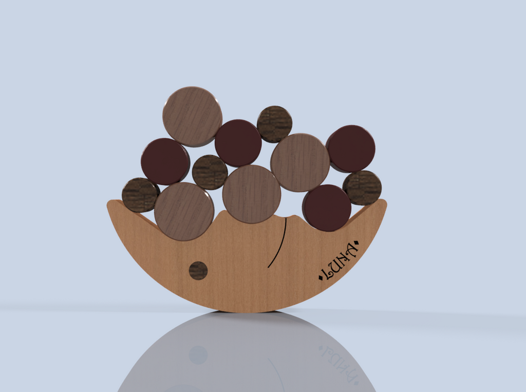 Stapel- & Balancierspiel | Luna Wackelmåne